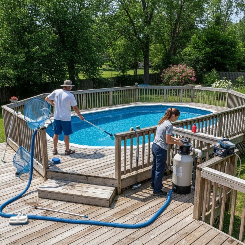 Pool Deck Drain Maintenance